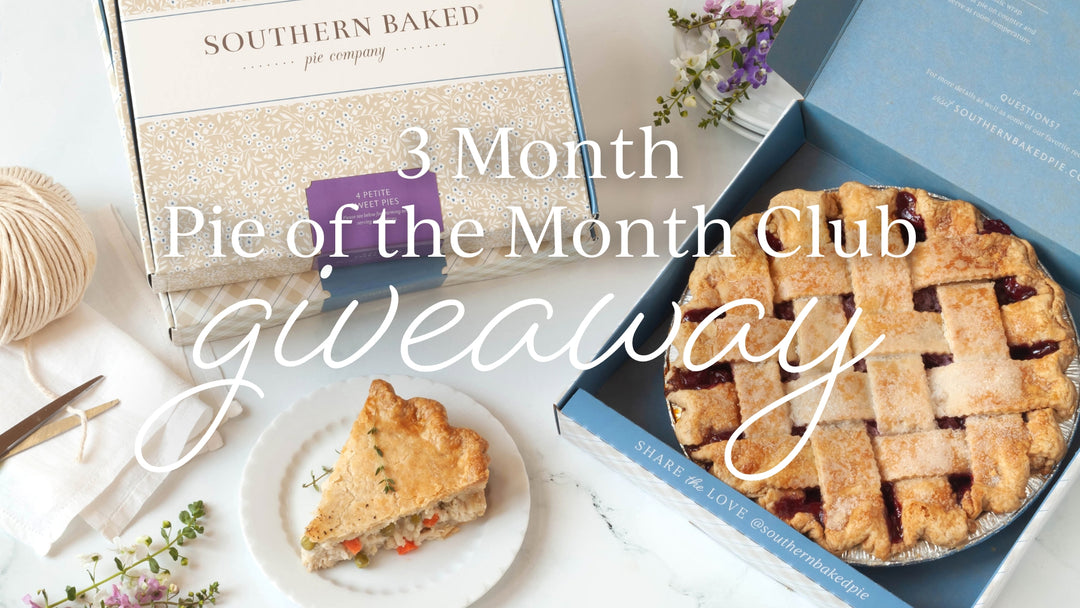 3 Month Pie of the Month Club Giveaway