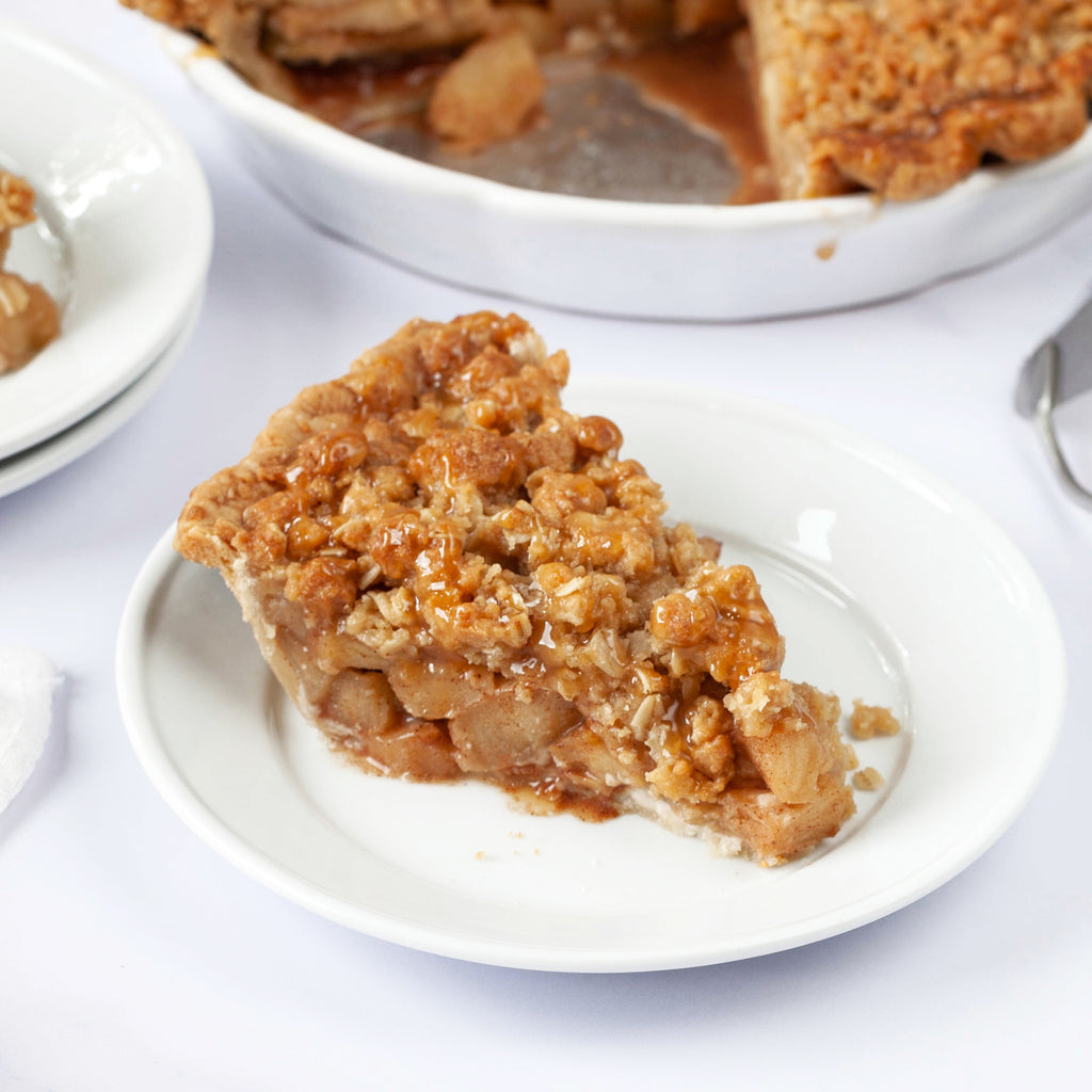 Salted Caramel Dutch Apple Pie