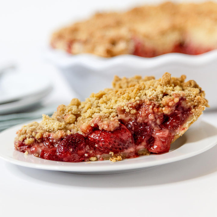 Strawberry Crumble Pie