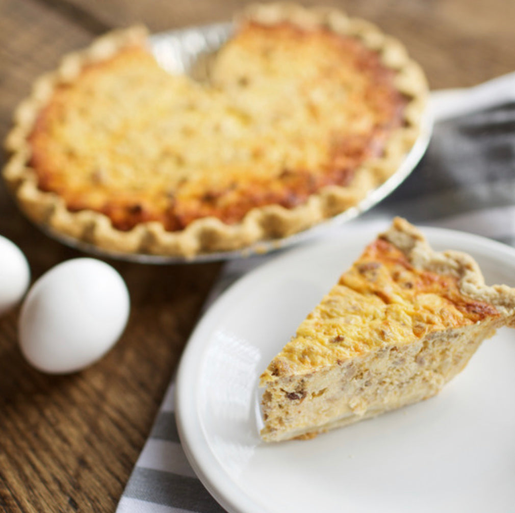 Sausage & Onion Quiche