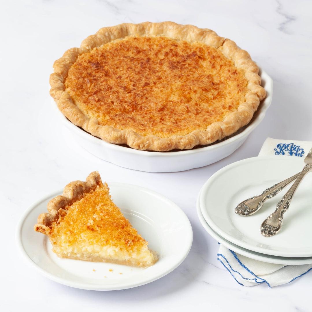 Gluten Free French Coconut Custard Pie