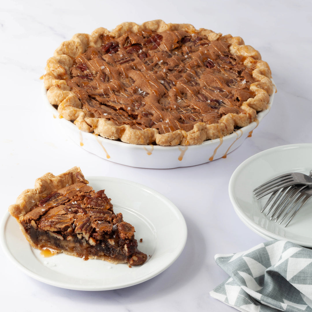 Salted Caramel Turtle Pie